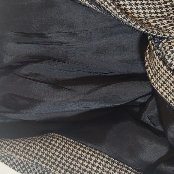 Lauren Ralph Lauren Womens Black Wool Herringbone Trousers - Picture 7 of 9